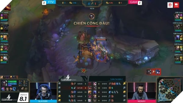 Đánh chiến thuật bình thường, GAM hủy diệt hoàn toàn đội tuyển LMHT của FAP TV