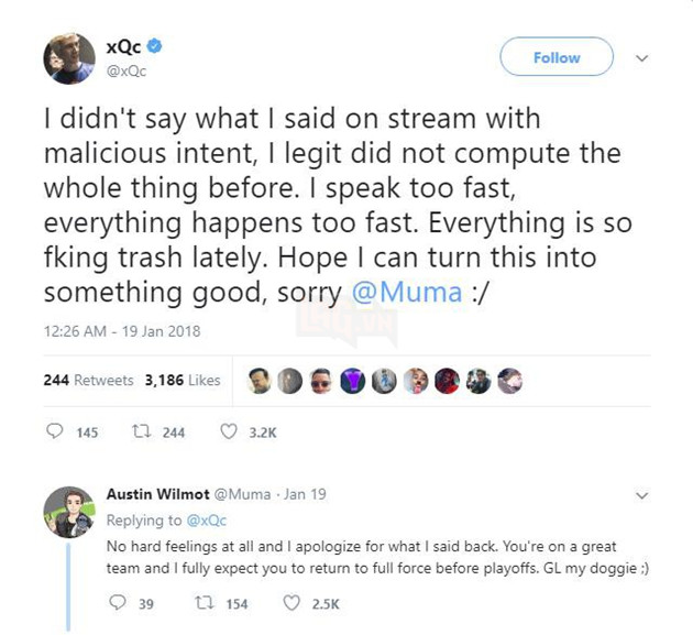 Công khai kỳ thị người đồng tính trên stream, một game thủ chuyên nghiệp bị đình chỉ thi đấu