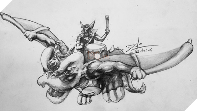 Chiêm ngưỡng những bức vẽ tướng Liên Quân Mobile bằng bút chì đẹp ngỡ ngàng của game thủ Việt