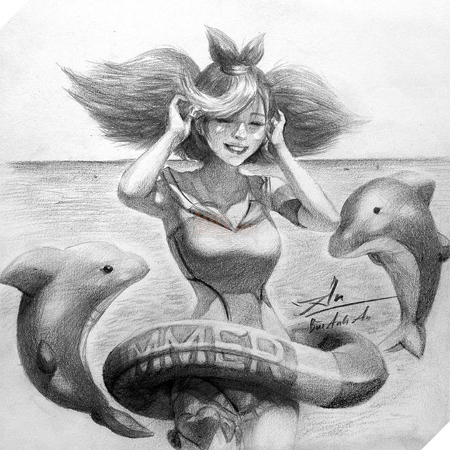 Chiêm ngưỡng những bức vẽ tướng Liên Quân Mobile bằng bút chì đẹp ngỡ ngàng của game thủ Việt