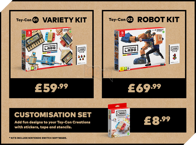 Với giá thành tương đối cao, việc nhầm lẫn giữa Nintendo Labo với giấy vứt đi sẽ rất tai hại