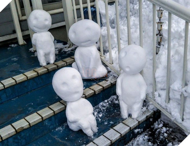Tuyết rơi dày kỷ lục ở Nhật Bản, người dân đã vô tình tạc nên những bức tượng đẹp tới không ngờ - Ảnh 13.