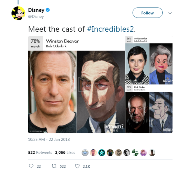 Disney giới thiệu dàn nhân vật của hoạt hình bom tấn The Incredibles 2 - Gia Đình Siêu Nhân 2