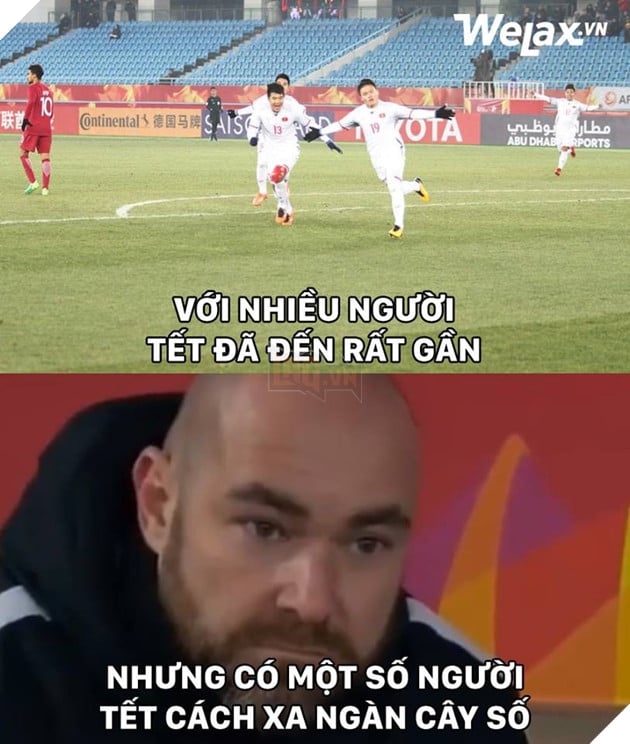 Chùm ảnh chế về đội tuyển Việt Nam sau chiến thắng kỳ tích tại giải U23 châu Á - Ảnh 13.