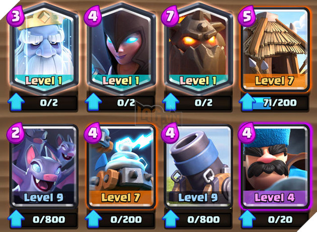 Kết cấu Cáp cho Clash royale