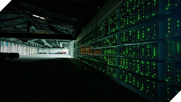 
Một nông trại đào tiền ảo quy mô lớn
