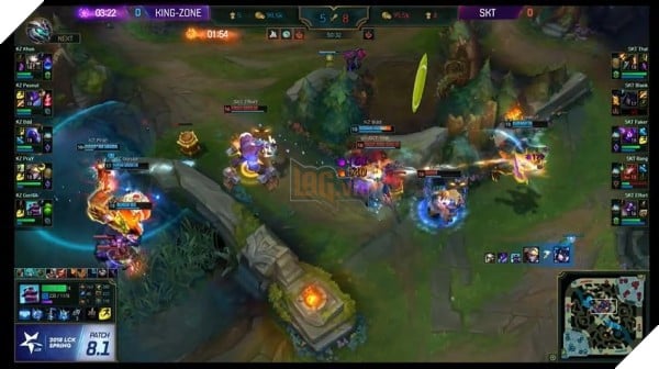 
Pha giao tranh quyết định của KZ “quét dơ” SKT T1 và có luôn ván đấu.
