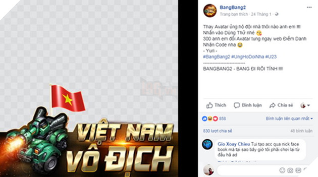 Hàng loạt tựa game lớn nhỏ cùng khuyến mãi cổ vũ đội U23 Việt Nam vô địch 6