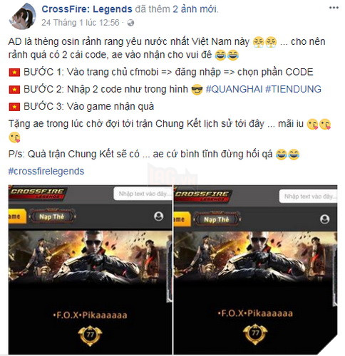 Hàng loạt tựa game lớn nhỏ cùng khuyến mãi cổ vũ đội U23 Việt Nam vô địch 8