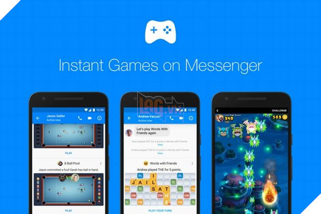 Dịch vụ Instant Games trên Messenger là một trong những nét nổi bật của Facebook​