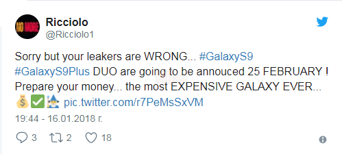 Galaxy S9/S9+ sẽ là bộ đôi smartphone đắt nhất trong lịch sử điện thoại Samsung