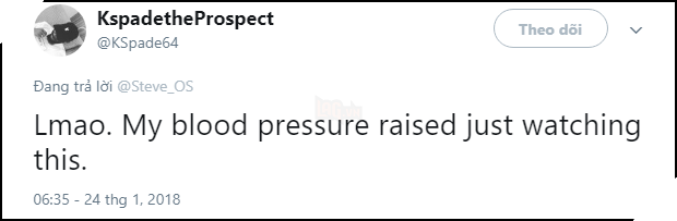 Huyết áp tôi tăng ngùn ngụt khi xem nó.