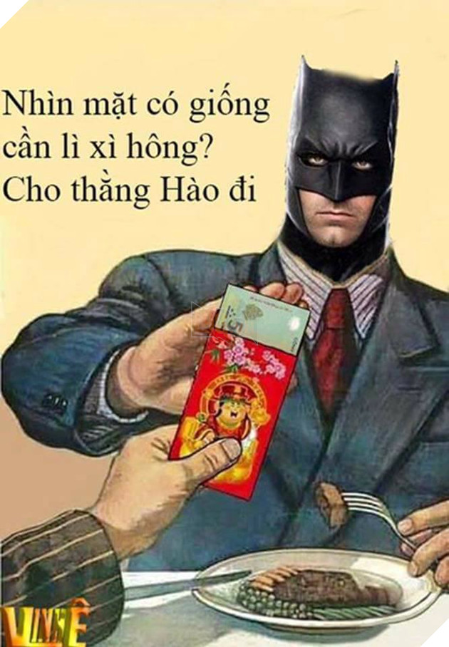 Phản ứng bá đạo của các siêu anh hùng khi được nhận lì xì đầu xuân