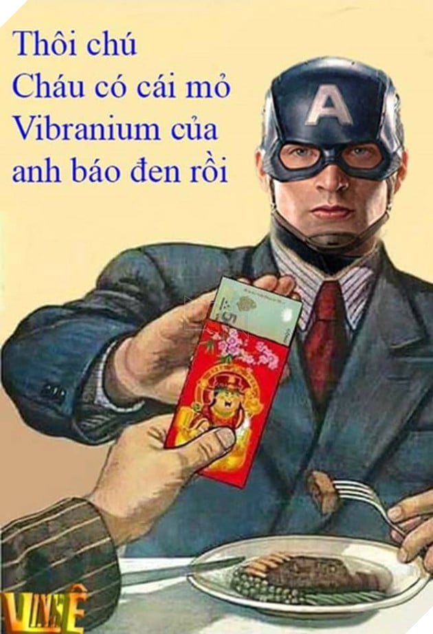 Phản ứng bá đạo của các siêu anh hùng khi được nhận lì xì đầu xuân