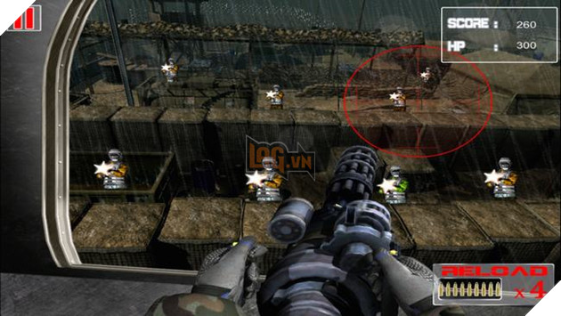 Sau gần 1 phút bạn sẽ chán cảm giác cầm súng máy rỉa nát kẻ thù cho xem