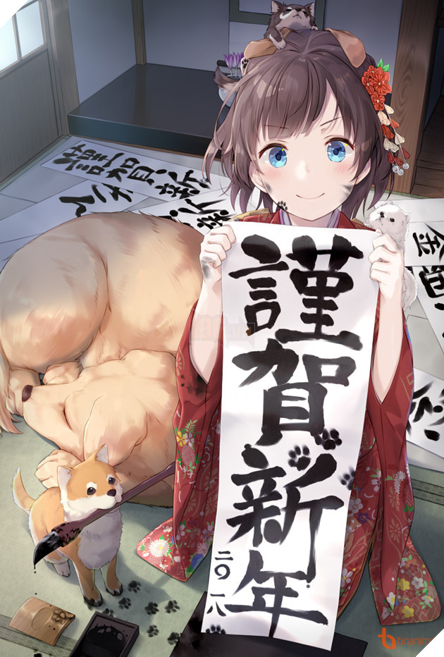 BỘ ẢNH MỪNG NĂM MỚI VỚI EM CÚN SIÊU CUTE! 4