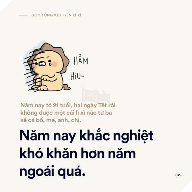 Loạt tranh vui: Tết này, bạn nhận được bao nhiêu tiền lì xì rồi?