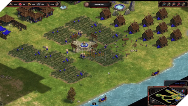 
Thay đổi lớn nhất trong bản DE đó là không thể bug ruộng và các đơn vị quân đều có thể chạy xuyên qua nền địa hình này.
