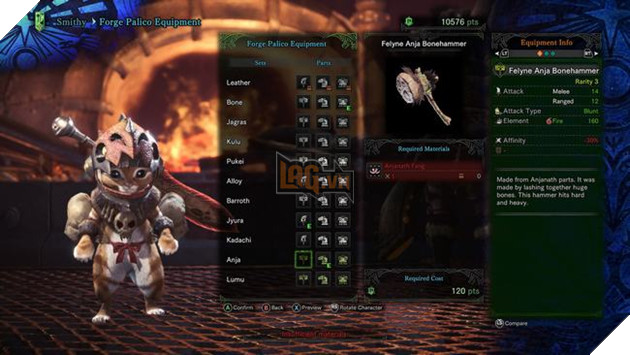 Người chơi nên trang bị vũ khí hệ hỏa để đánh vào điểm yếu của Kirin