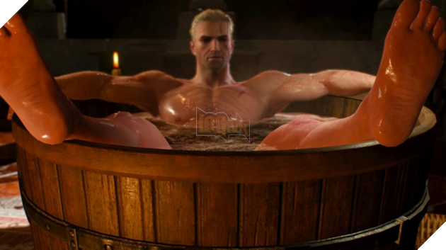 Ngã ngửa với tượng game dị nhất trần đời: Nhân vật đang... tắm trong chậu
