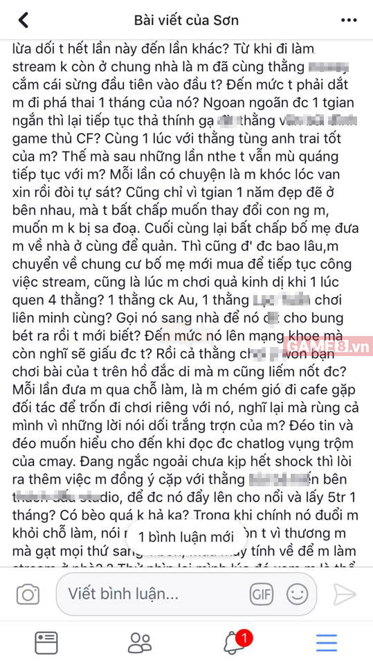 HOT: Nữ streamer nổi tiếng nhất nhì Việt Nam bị bạn trai tố 