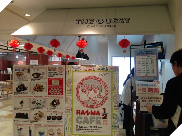 Tiếc hùi hụi khi chiêm ngưỡng quán cà phê Ranma 1/2 vừa được khai trương tại Nhật Bản