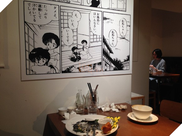 Tiếc hùi hụi khi chiêm ngưỡng quán cà phê Ranma 1/2 vừa được khai trương tại Nhật Bản