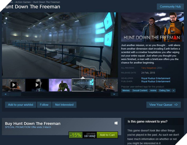 Một game mới phát triển từ mod Half Life 2 vừa được ra mắt, đáng tiếc là nó lại đang “ngập mặt” trong “gạch đá”