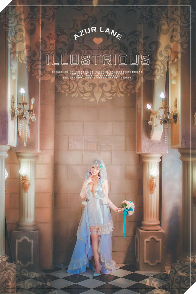 Bỏng mắt với bộ ảnh cosplay tuyệt đẹp về kiều nữ HMS Illustrious trong game Azur Lane