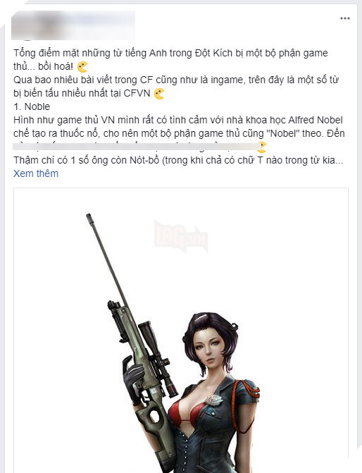 Phì cười với trình độ Tiếng Anh “siêu việt” của game thủ Đột Kích