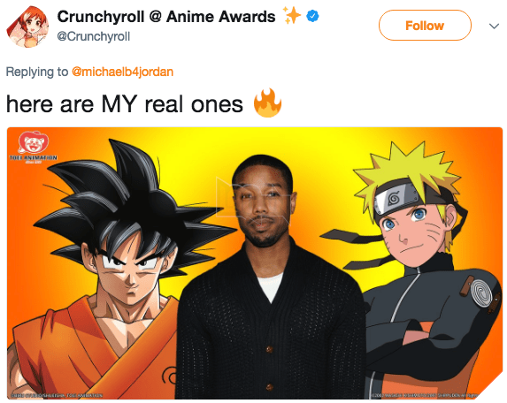 
Michael B. Jordan từng chia sẻ rằng mình thích anime

