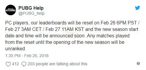 PUBG: Chính thức reset rank từ 10 giờ sáng nay 2