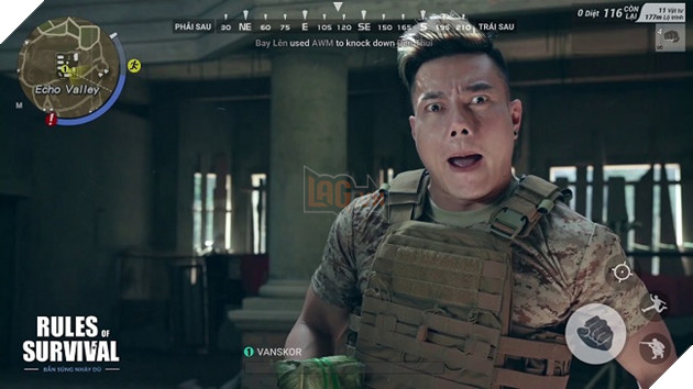  Rules of Survival: Lê Dương Bảo Lâm “tấu hài” với phiên bản ROS đời thực