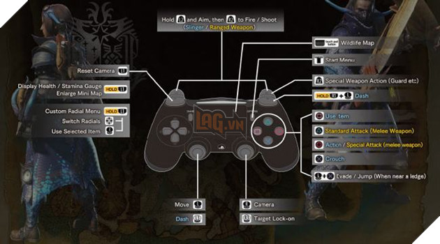 Làm quen Monster Hunter World: Tìm hiểu cơ chế điều khiển trong game 9