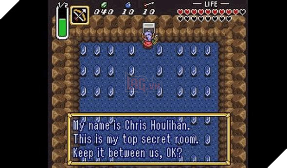 
Căn phòng bí mật của Chris Houlihan trong tựa game Zelda huyền thoại đầu tiên của Nintendo
