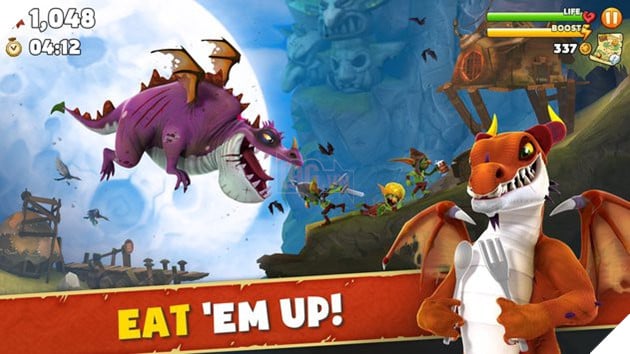 Hungry Dragon - Giải trí với "cá lớn nuốt cá bé" phiên bản Rồng đói bụng