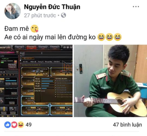 Hàng loạt game thủ Đột Kích phải gác lại đam mê để theo tiếng gọi thiêng liêng của Tổ quốc