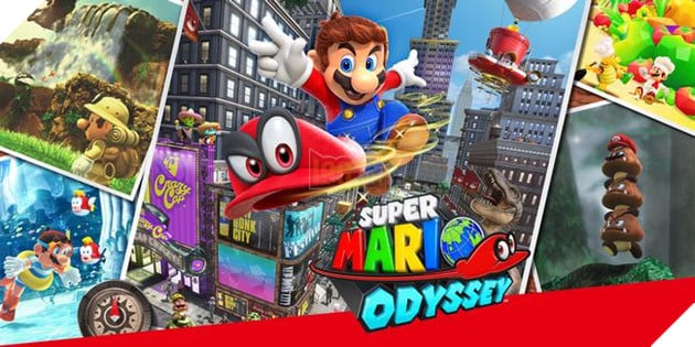 Trong Super Mario Odyssey, anh chàng Mario có thể hoạt động ở nhiều lĩnh vực khác nhau