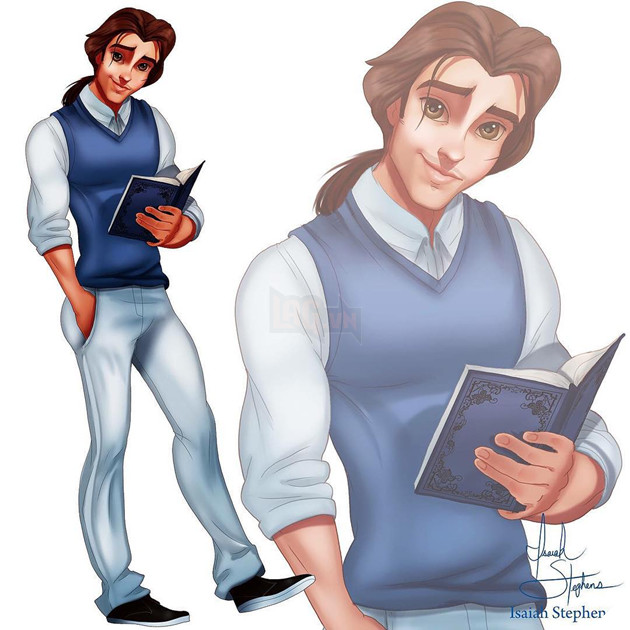 Giật mình với hình ảnh phong trần của những nàng công chúa Disney khi chuyển giới