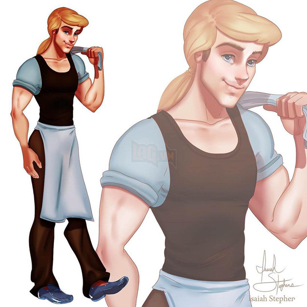 Giật mình với hình ảnh phong trần của những nàng công chúa Disney khi chuyển giới