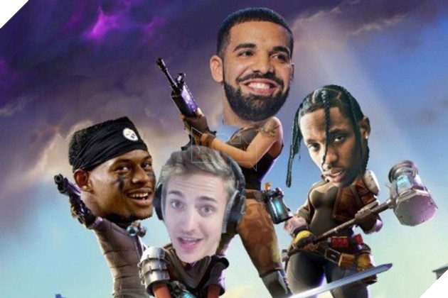 Rapper Drake phá vỡ kỷ lục người xem trên Twitch khi tham gia chiến game Fortnite 4