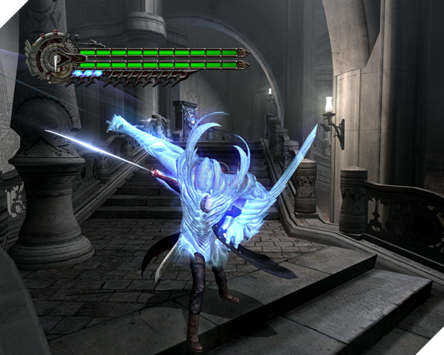 Nero sau khi đánh thức sức mạnh của thanh Yamato