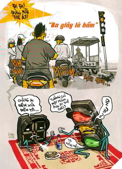 Văn hóa tham gia giao thông người Việt dưới góc nhìn hài hước đáng suy ngẫm