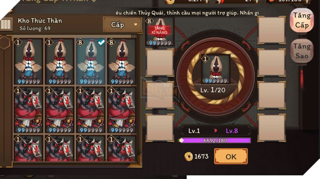 Âm Dương Sư: Hướng dẫn cách reset điểm kỹ năng của thức thần 6