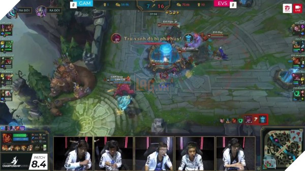 Mắc quá nhiều sai lầm, GAM thất bại toàn tập trong trận Siêu Kinh Điển với EVOS, chưa bao giờ nhớ Levi và Optimus thế này