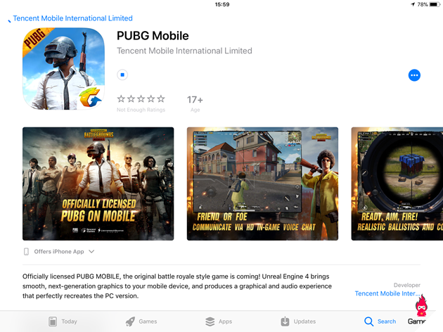 pubgm-ios Hướng dẫn tải PUBG Mobile bản Global trên hệ điều hành iOS 3
