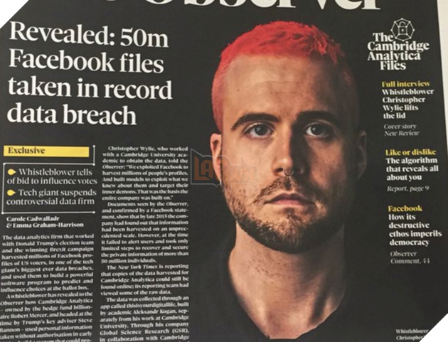 Gặp mặt người vạch trần vụ rò rỉ dữ liệu của 50 triệu người dùng Facebook