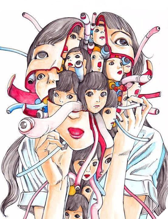 Kinh dị 18+: Loạt tranh cực hãi hùng ám ảnh của họa sĩ Shintaro Kago