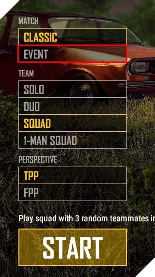 PUBG bổ sung chế độ Sự kiện cho phép game thủ thành lập đội 8 người tương tự như Fortnite 2
