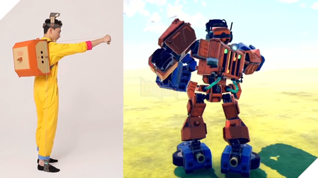 
Tự biến bản thân thành Robot với Nintendo Labo
